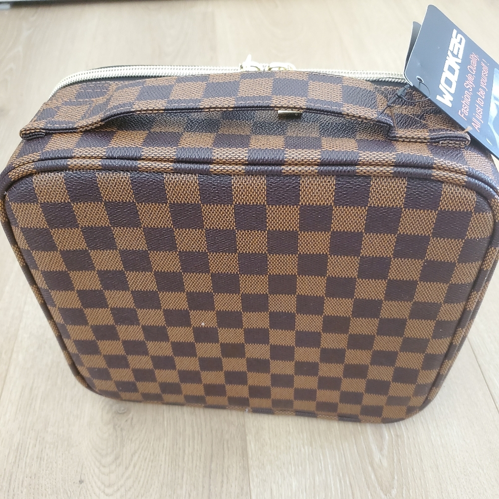 Makeup bag hard case NEW - Picture 3 of 7